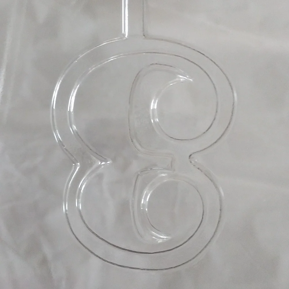 Chocolate Molds Number 3 Lollipops + Eat Me Stamp, Set of 10 items